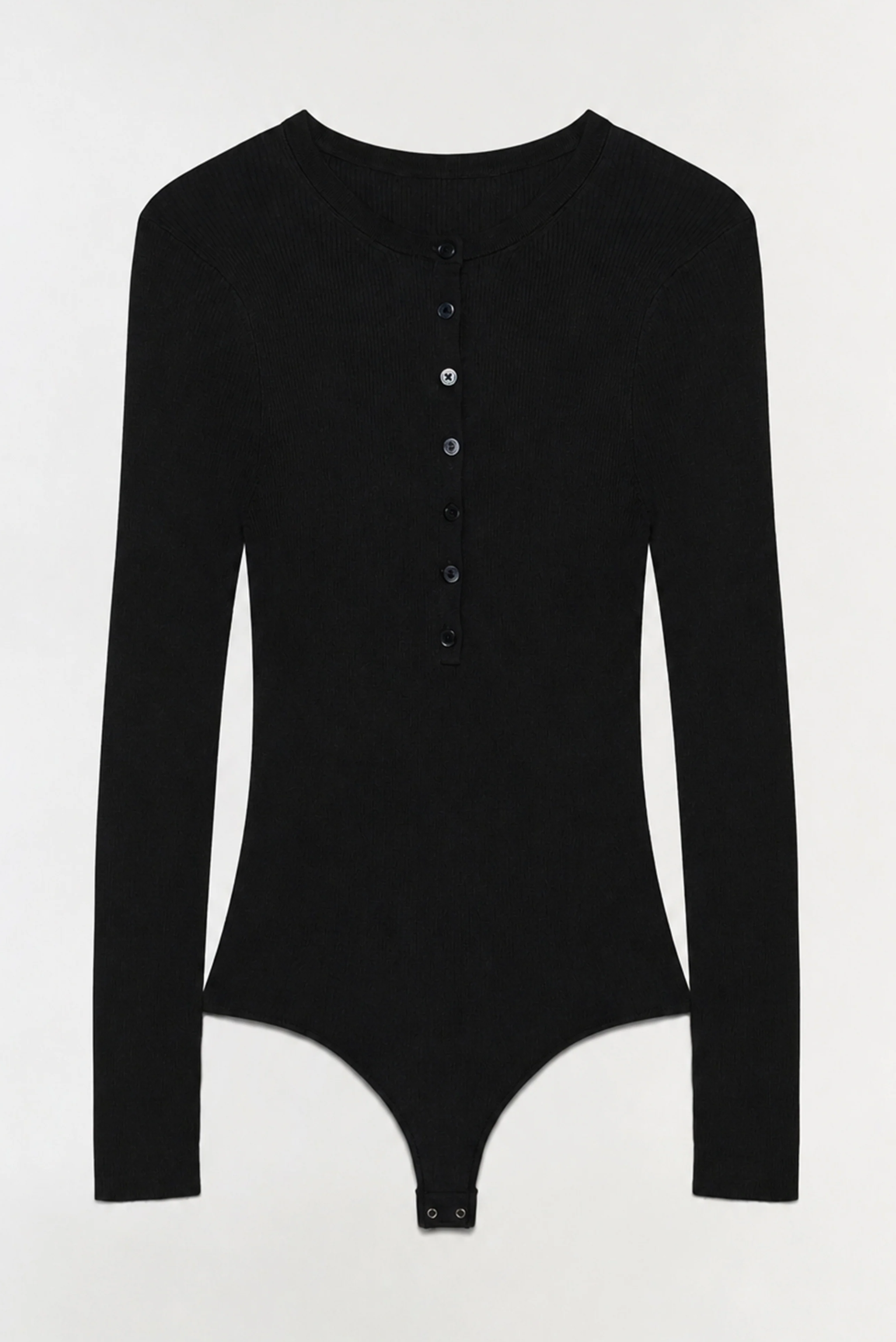 Susanne Silk Cashmere Henley Bodysuit