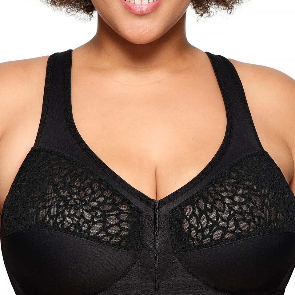 MagicLift Front-Closure Racerback Wirefree Bra #1206