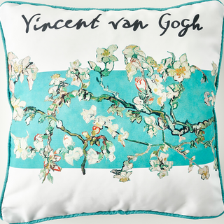 BELLA MAISON VAN GOGH ALMOND BLOSSOM PRINTED DECORATIVE PILLOWCASE