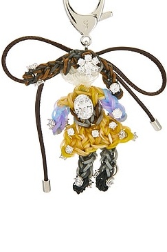 Rubber Band Girl Bag Charm