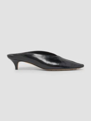 Virna 40MM Leather Mules