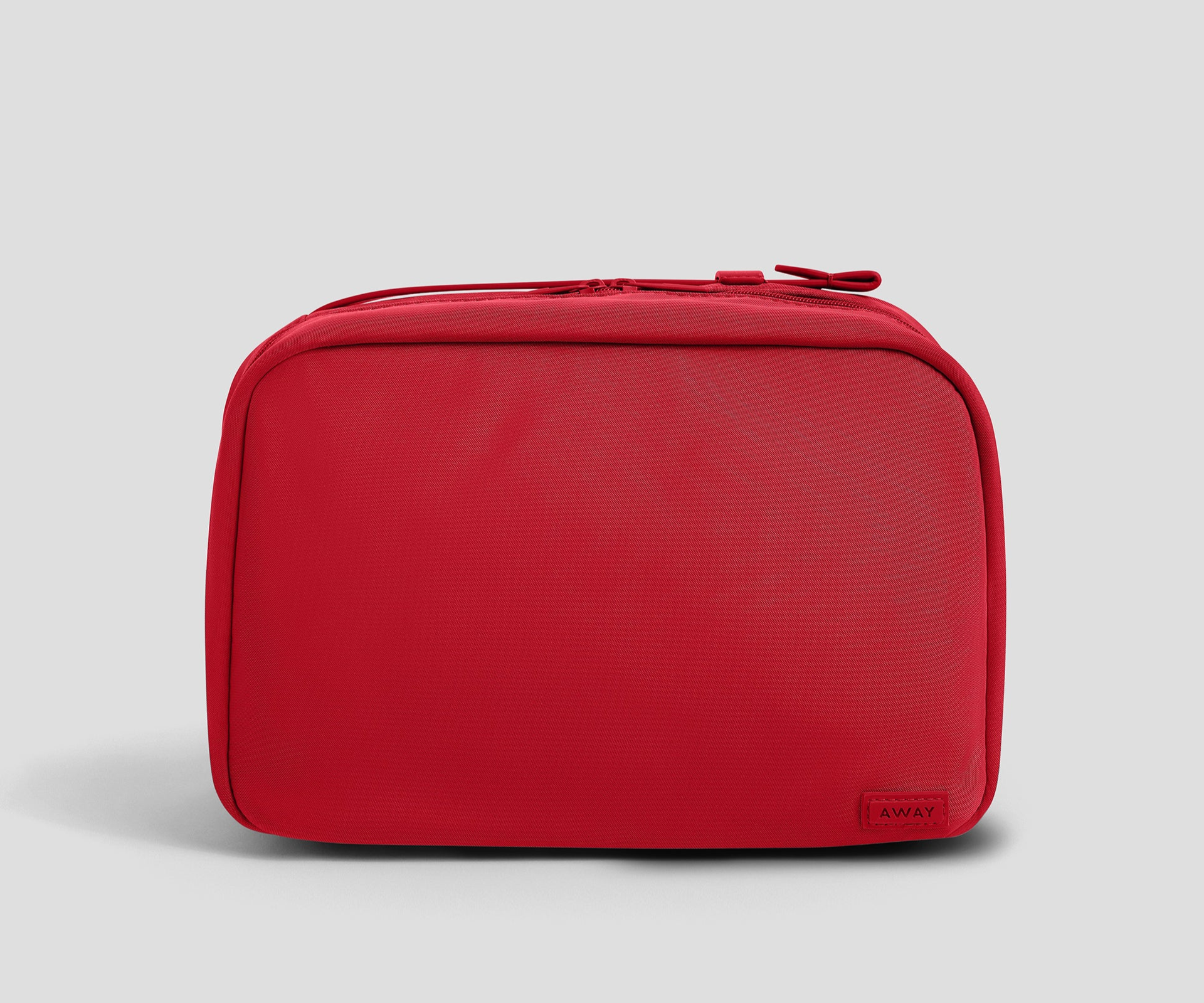 Hanging Toiletry Bag in Cherry Red