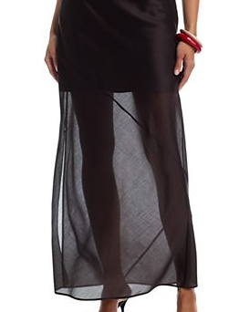 Sheer Maxi Skirt