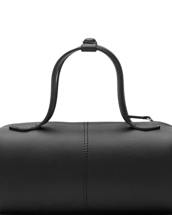 Jane Structured Top Handle Bag - Black