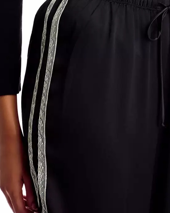 The Silk Lace Crop Pants