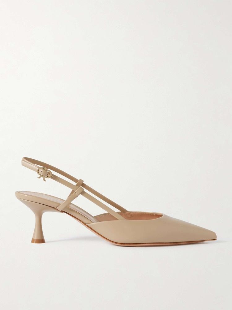 Ascent 55 leather slingback pumps