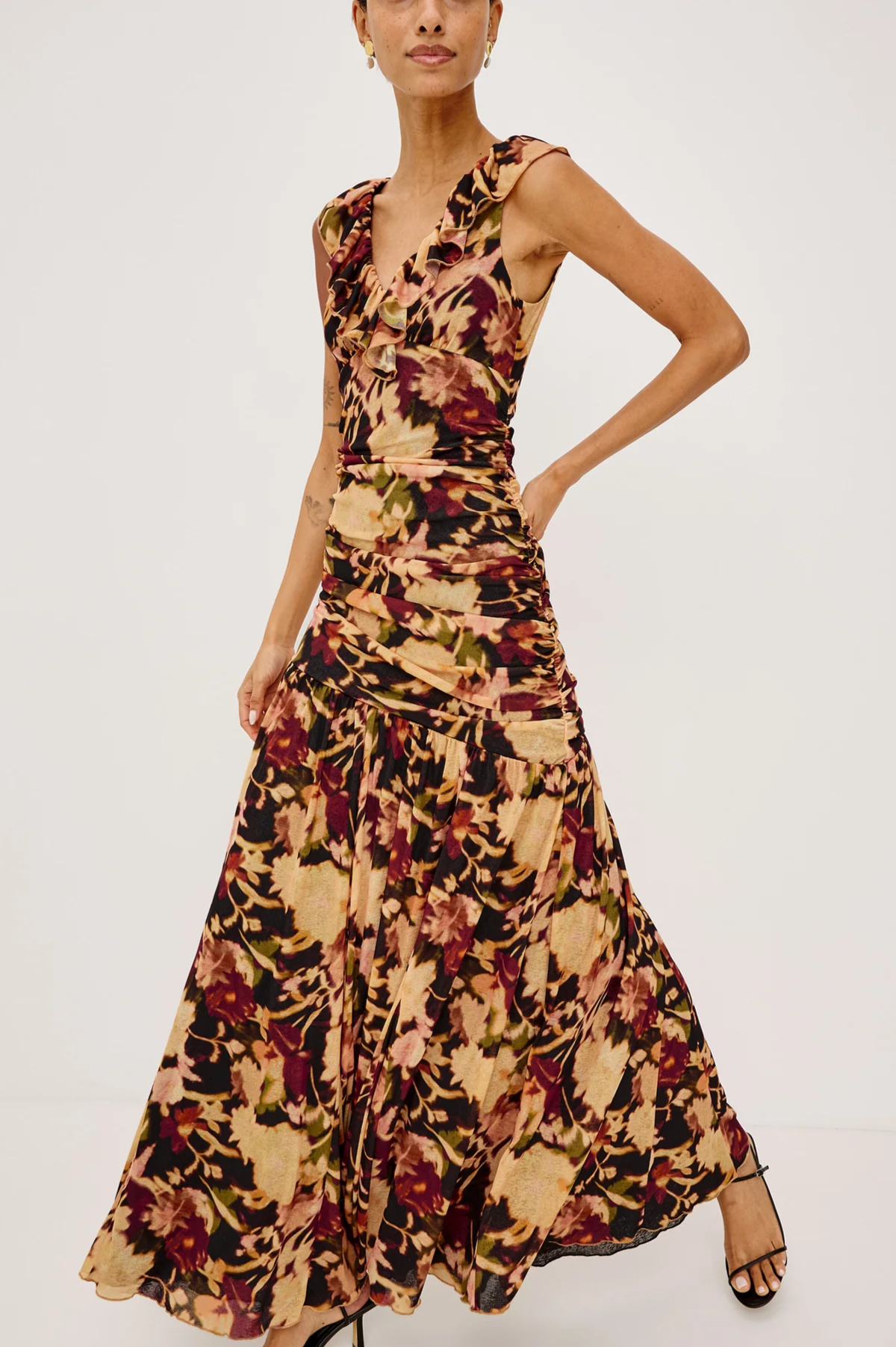 Veda Dress - Dark Flora