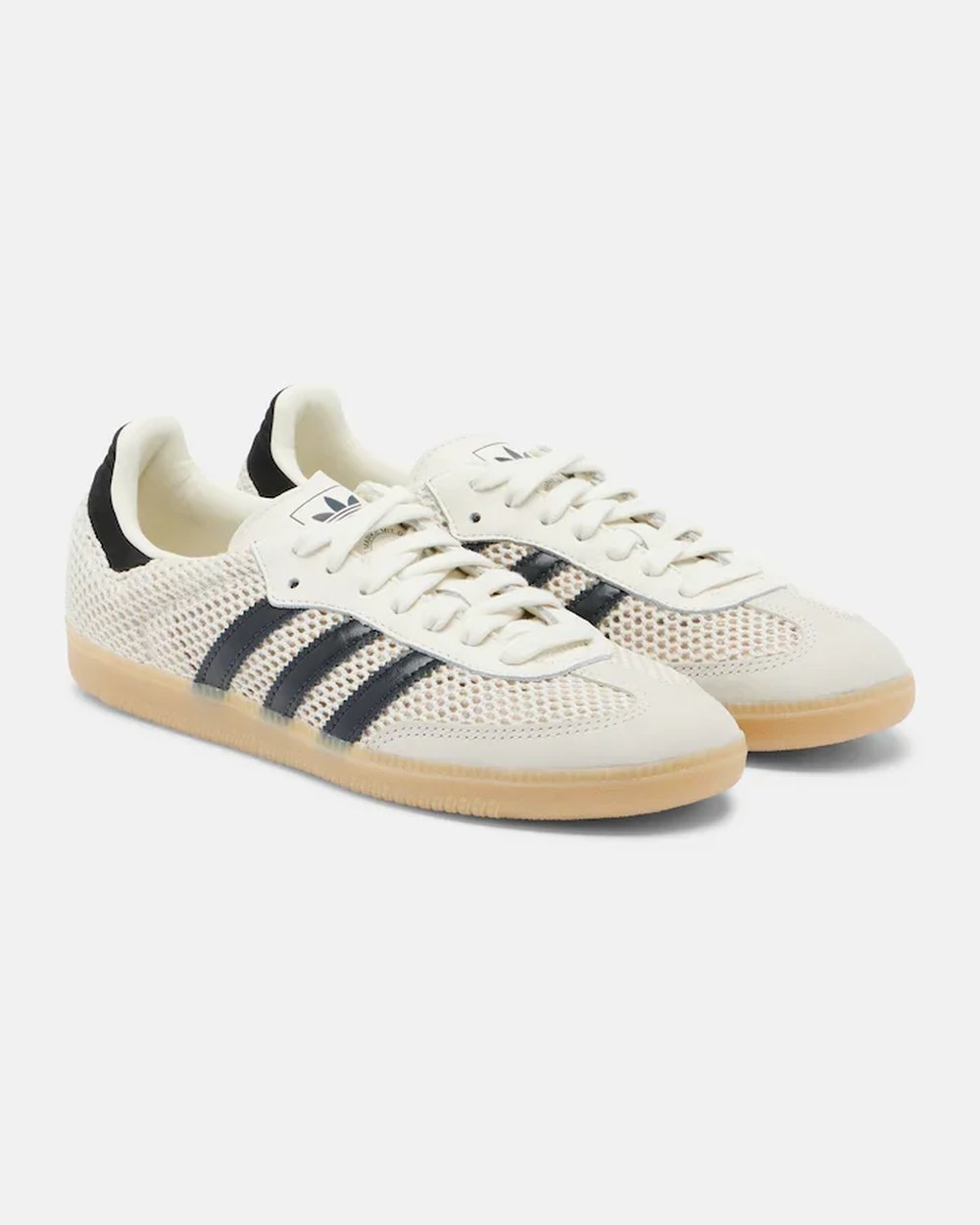 Samba OG leather-trimmed sneakers