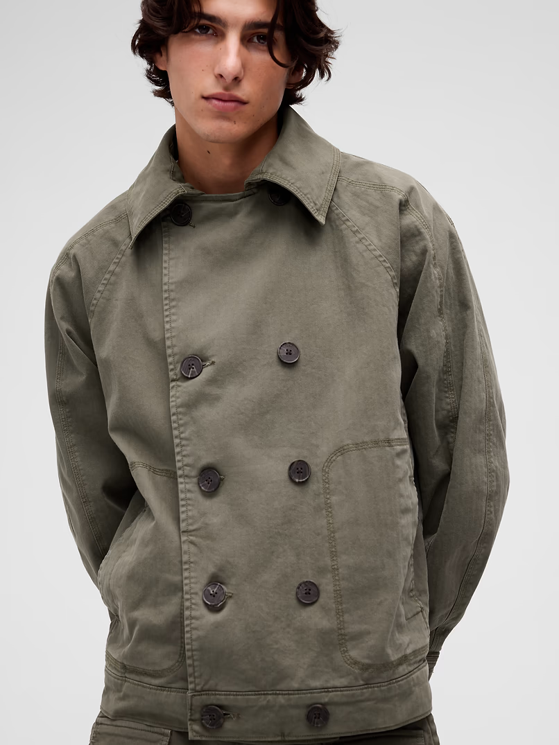 GapStudio Herringbone Peacoat