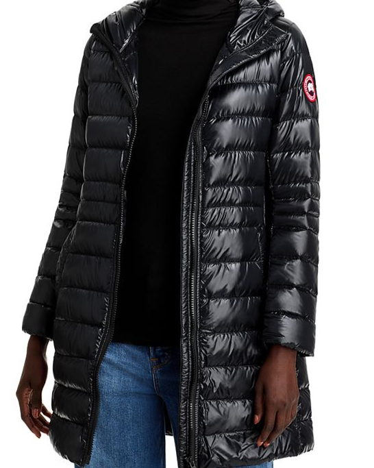 Cypress Packable Hooded Mid-Length Down Jacket