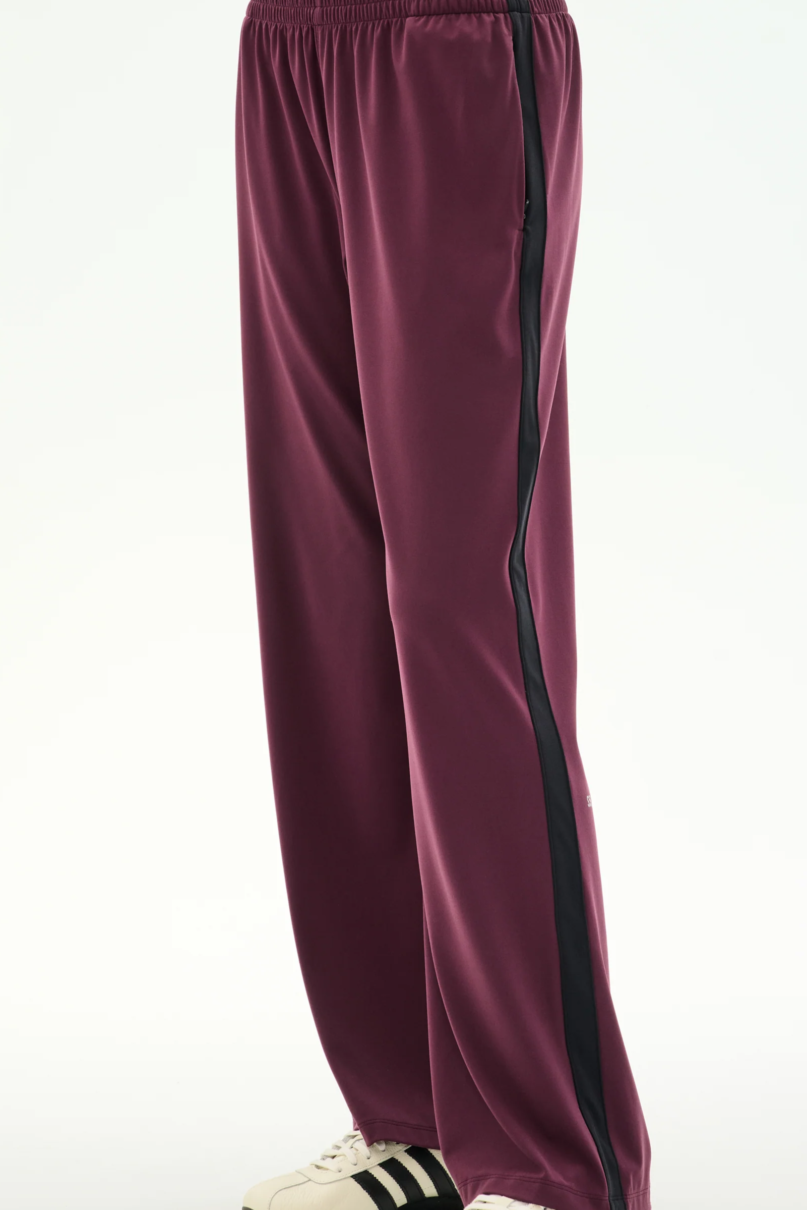 Maxie Rigor Track Pant - Dark Cherry/Black