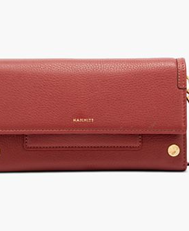 AJ Mini Leather Crossbody Clutch