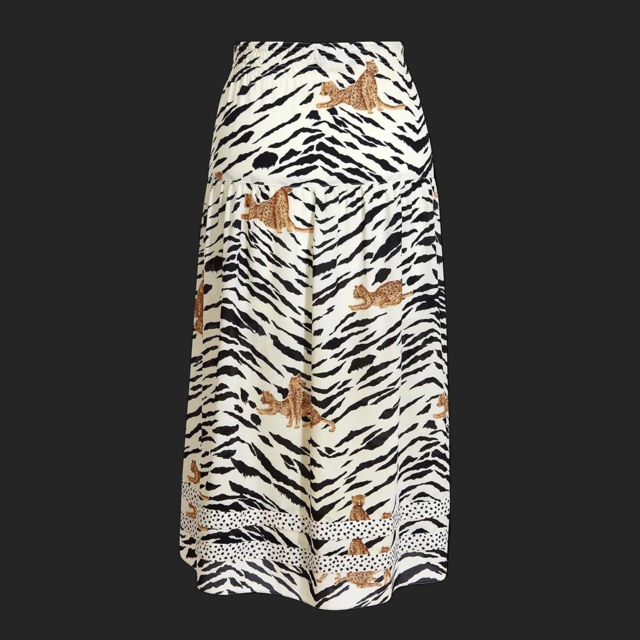 Diane Freis Zebra Skirt - c.1980