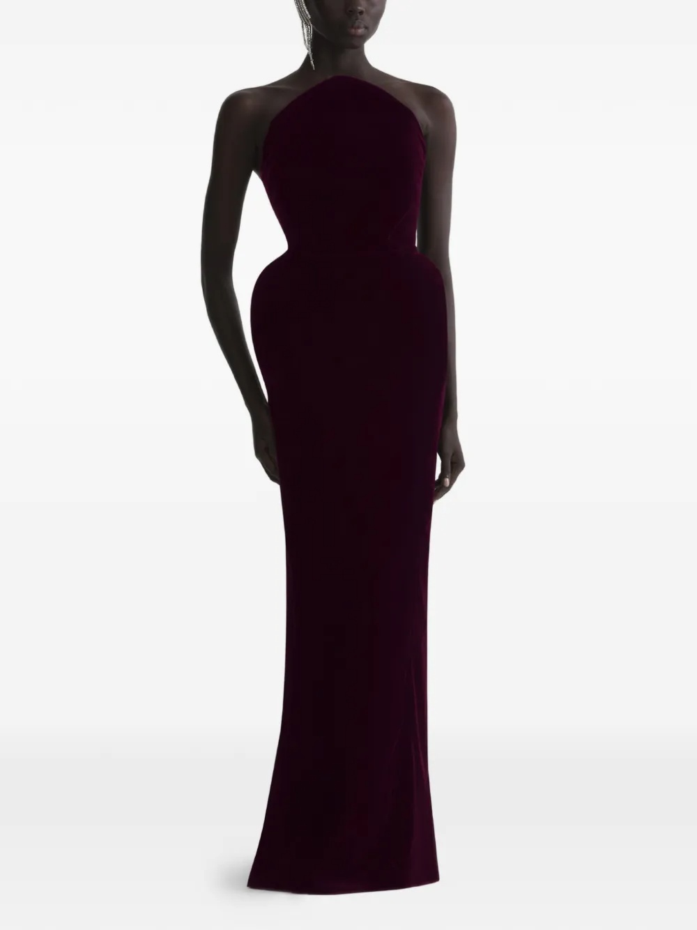 Velvet gown dress