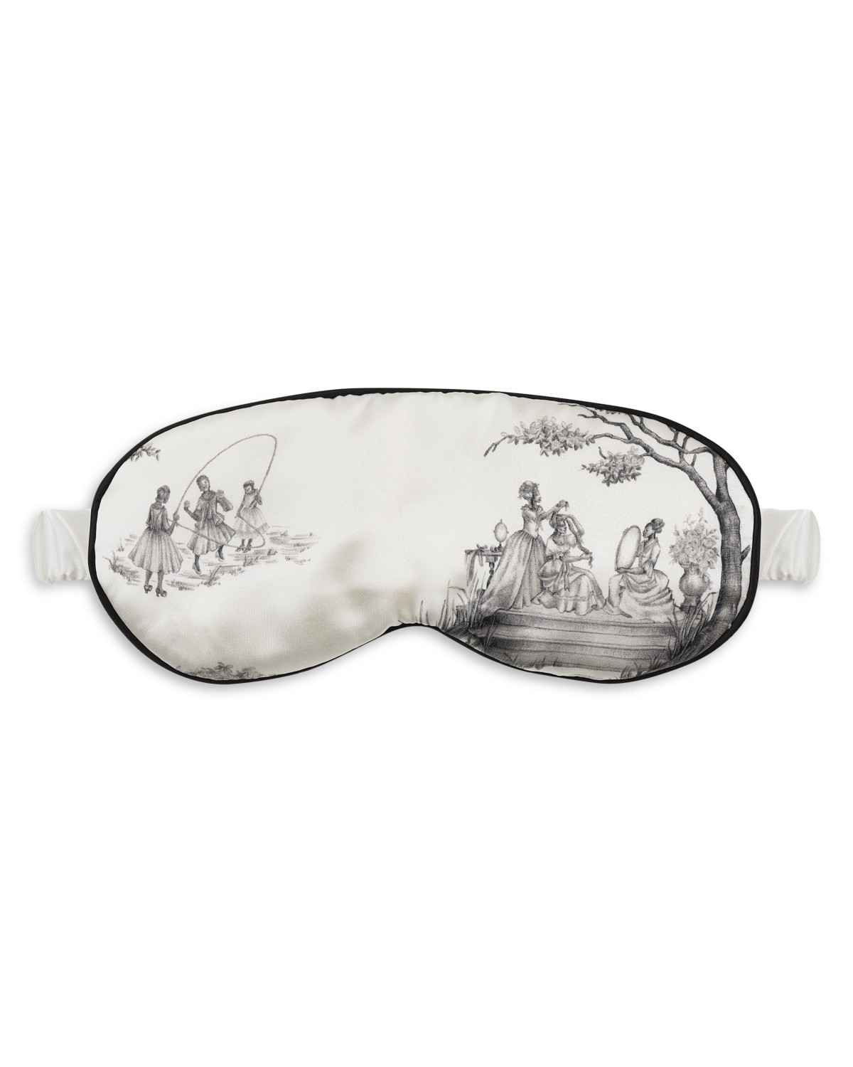 Harlem Toile Silk Sleep Mask by Sheila Bridges