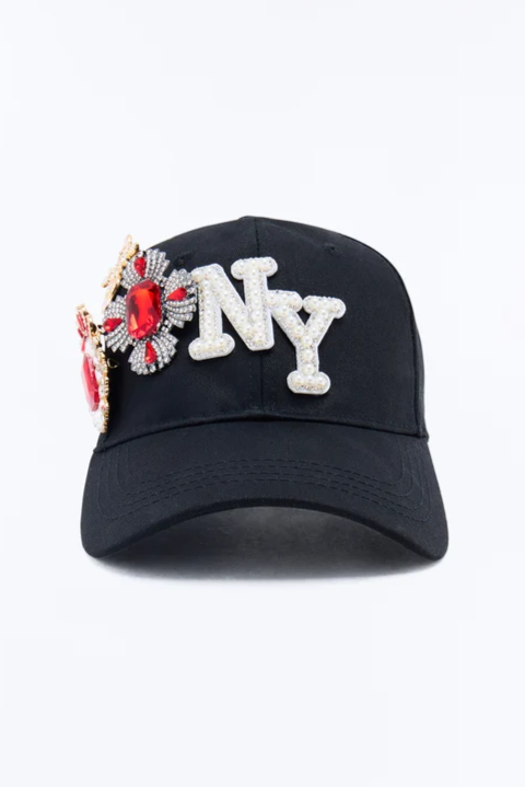 Much Love NY Jeweled Baseball Hat