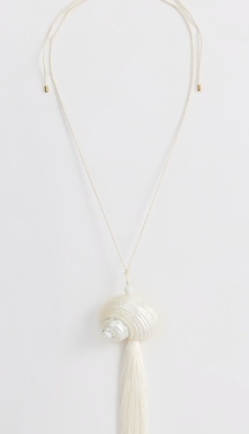 Ivory Tassel Shell Necklace