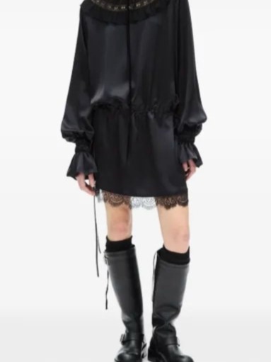 Armida ruffle-collar mini dress