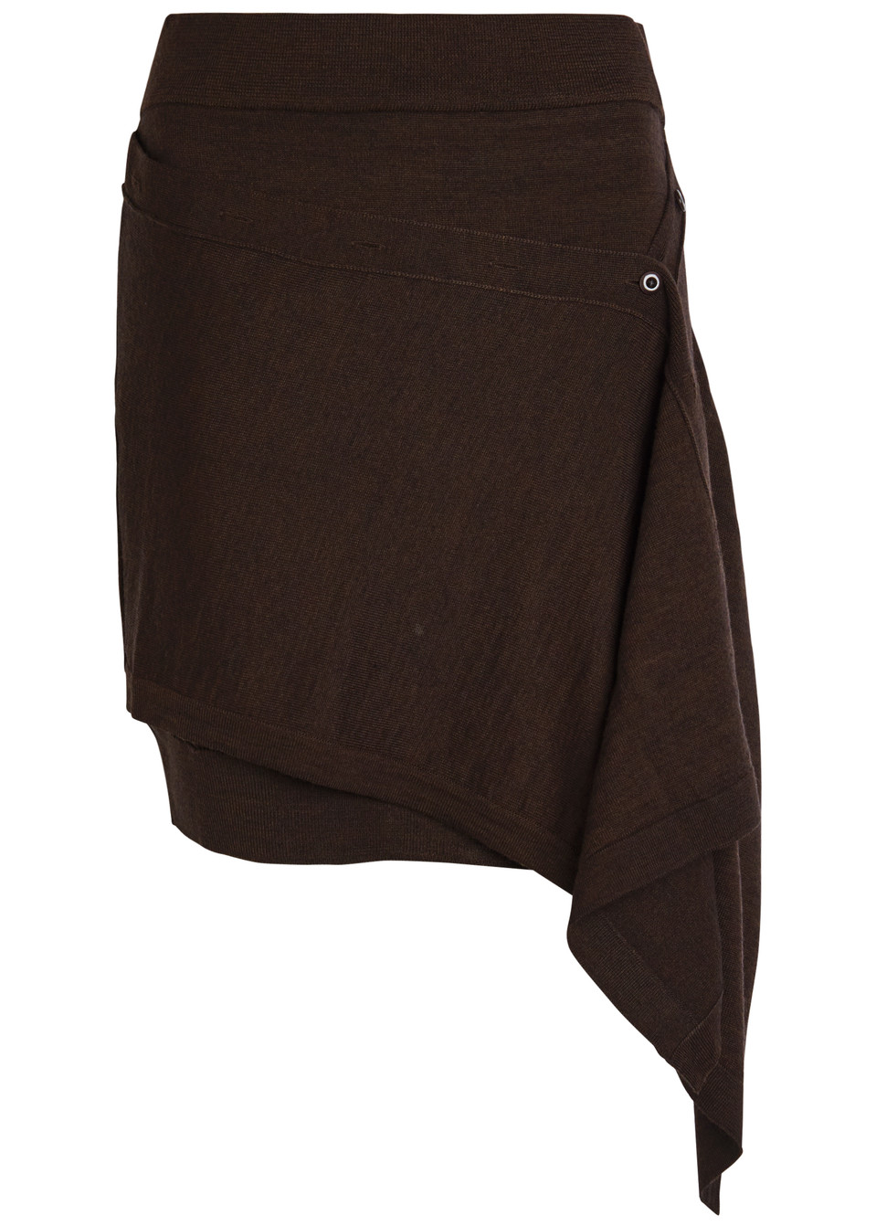 BUTTONED SKIRT_63311_DKBN