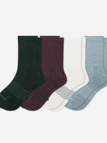 Men's Solids Half Calf Sock 4-Pack