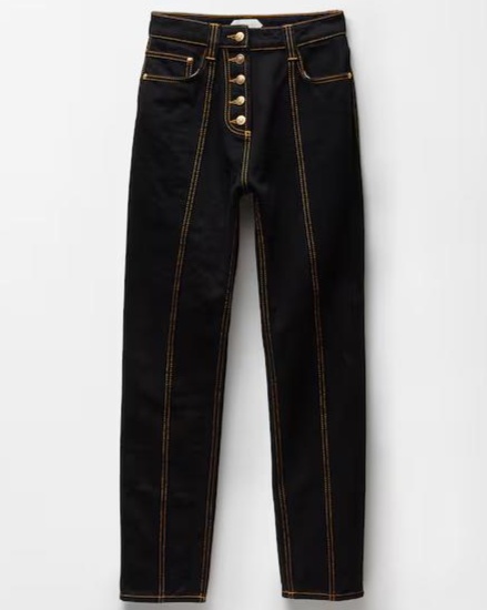 High Waist Straight Jeans