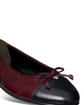 Women's Bunny Knot Cap Toe Ballet Flats - Exclusive