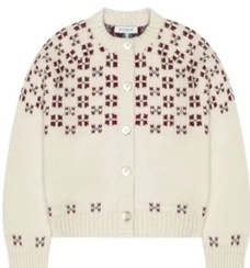 Calle Del Mar Winter Fairisle Cardigan