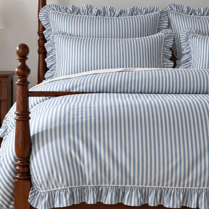 Coastal Blue Stripe Set