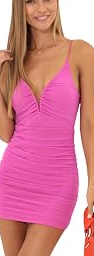 Savannah Mesh Ruched Bodycon Dress