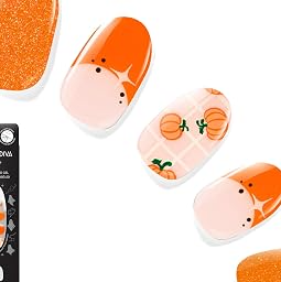 Glaze Nail Strip Set - Sweet as Candy Corn