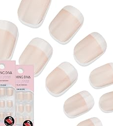 Magic Press Nail Bundle - French Collection - Square Press On Nails - Day to Night & Homecoming