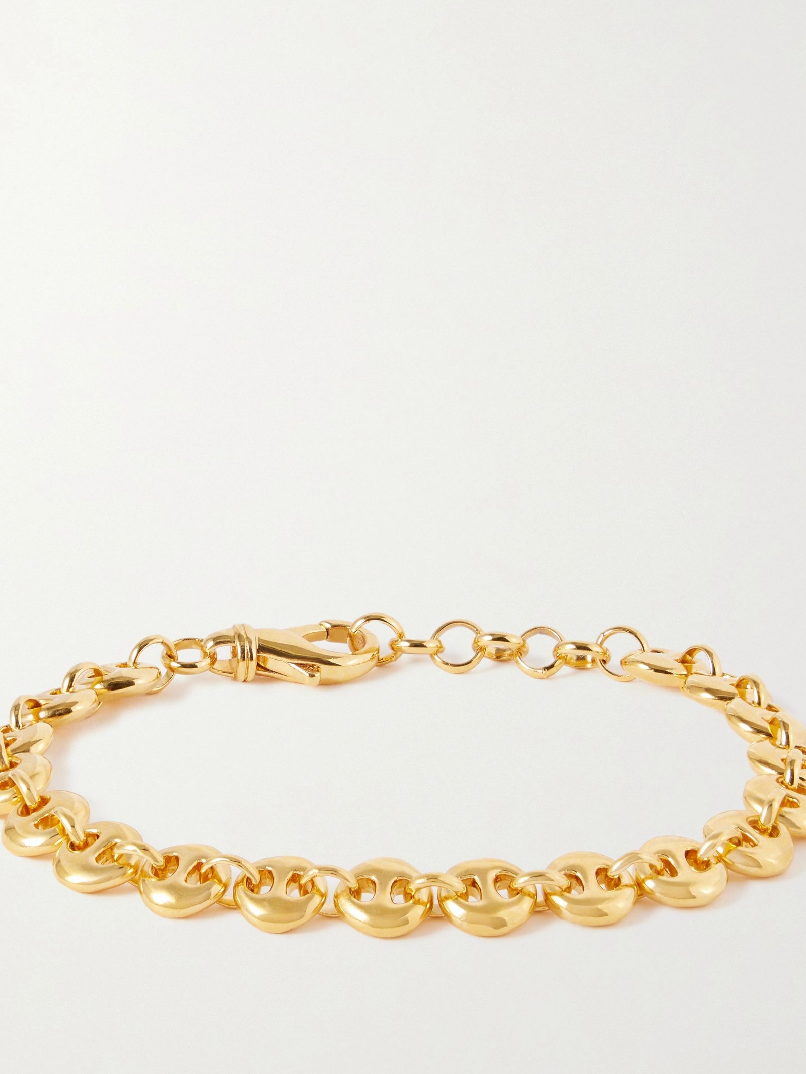 Small Circle Link gold vermeil bracelet