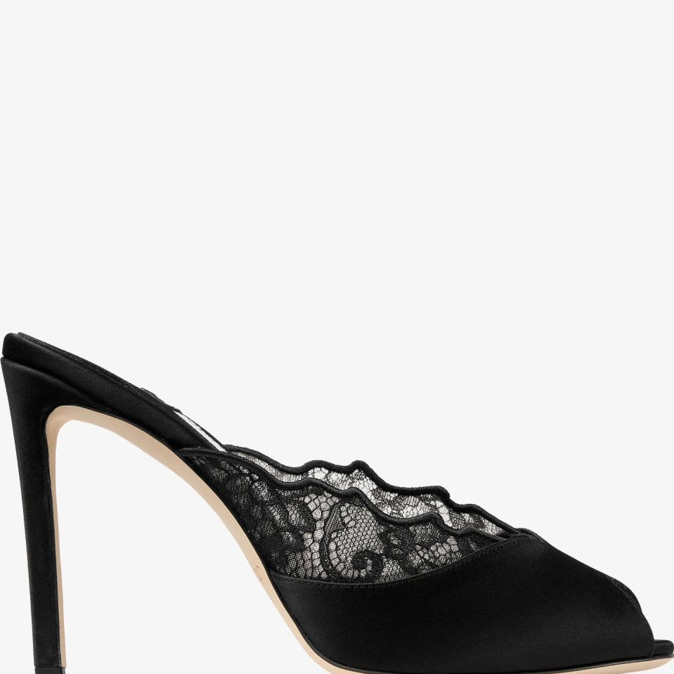 Brigitte Mule 100 Black / Black