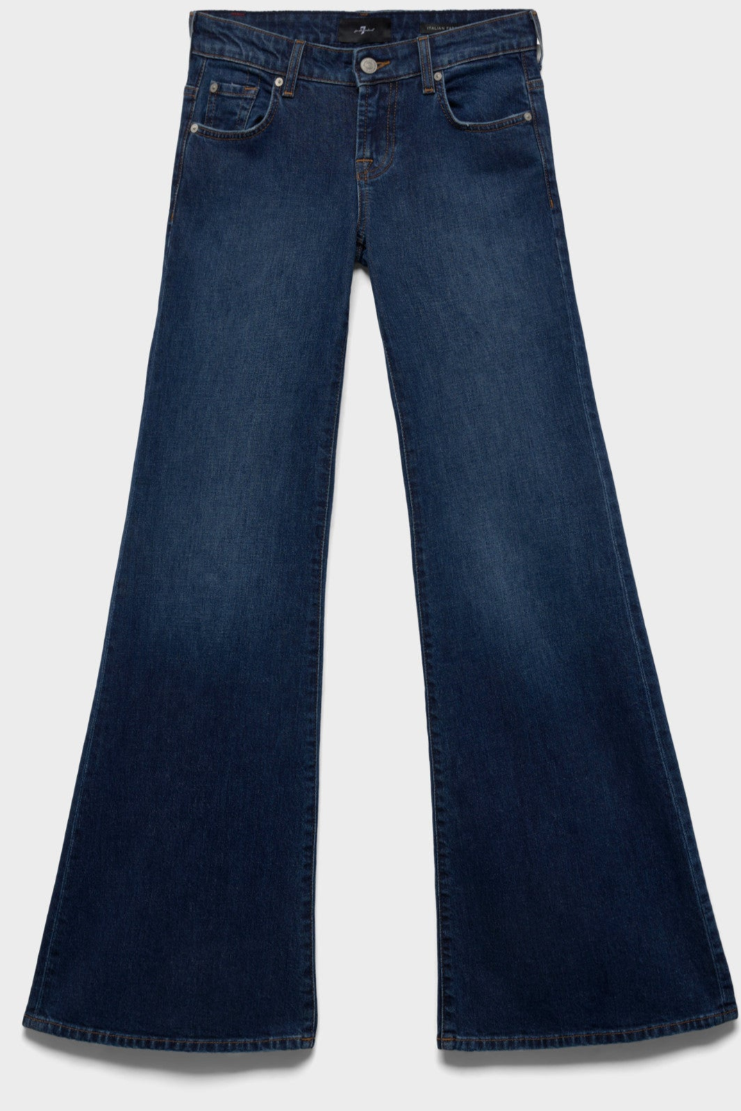 7 FOR ALL MANKIND LOW FLARE in Denim Indiglow
