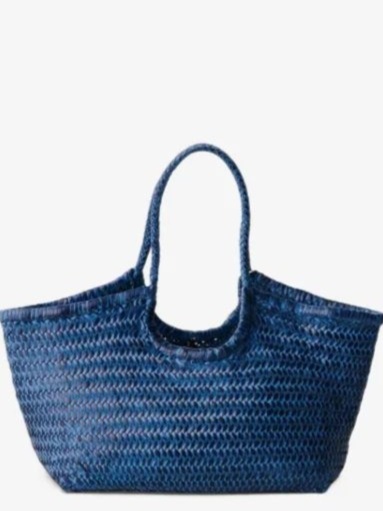 Nantucket big marine brush tote bag