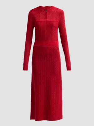 The Remi Pointelle-Knit Sweaterdress