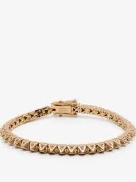 Pavé Pyramid tennis bracelet