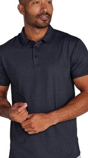 Basics Active Mens Drop-Cut Polo Shirt, Business Casual Wear