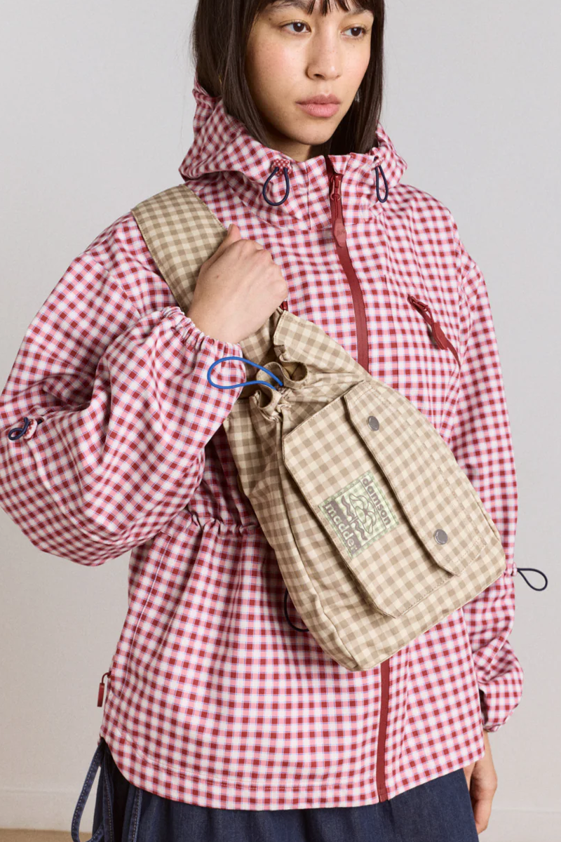 matilda cross body bag - gingham