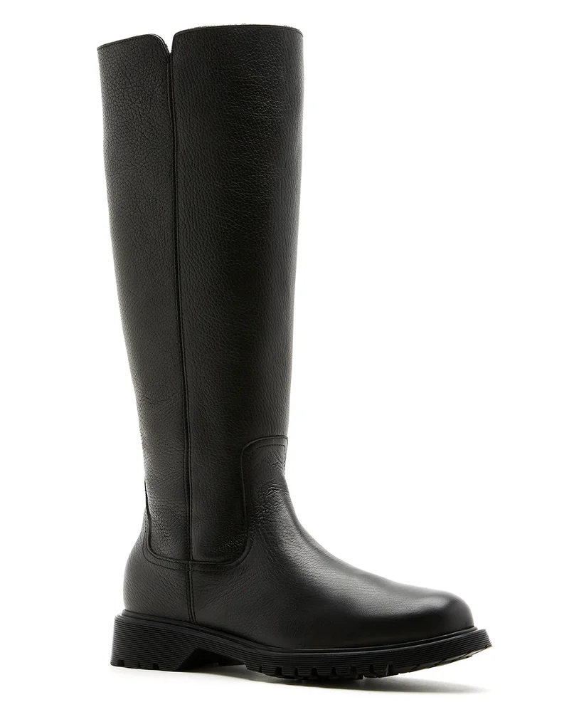 Harry City Dry™ Shearling-Lined Pebble Leather Tall Boots