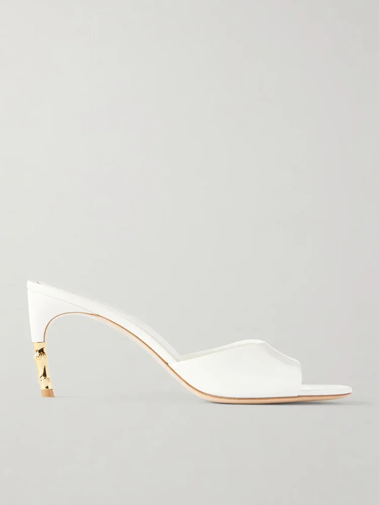 Castello patent-leather sandals