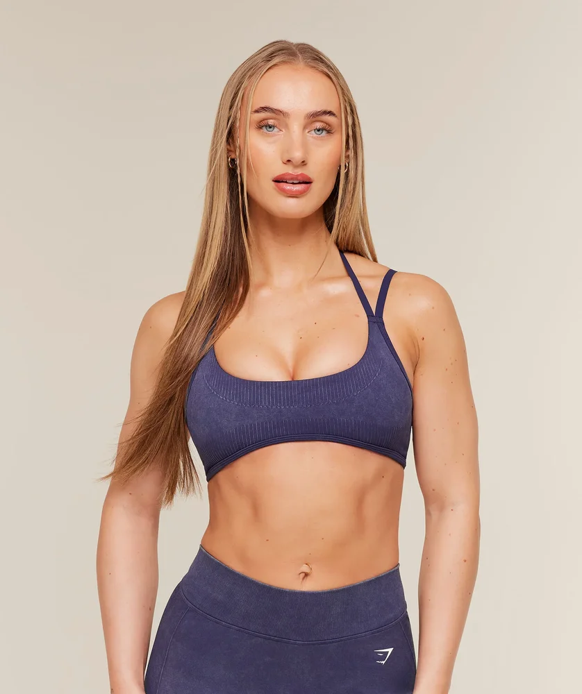 Gymshark x Bratz Light Support Sports Bra - Indigo Purple/Wash