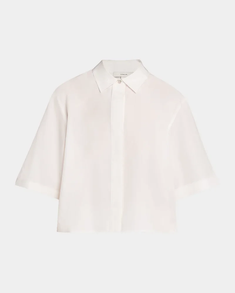 Short-Sleeve Poplin Shirt