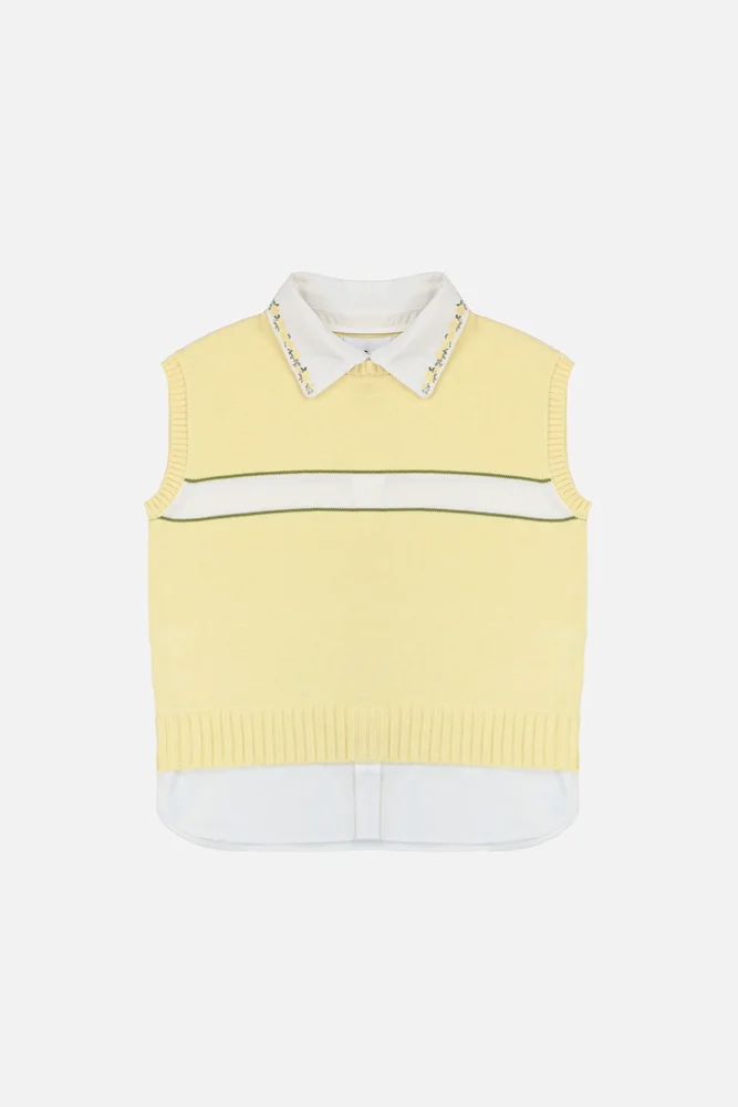 Stuart Oxford Vest Yellow