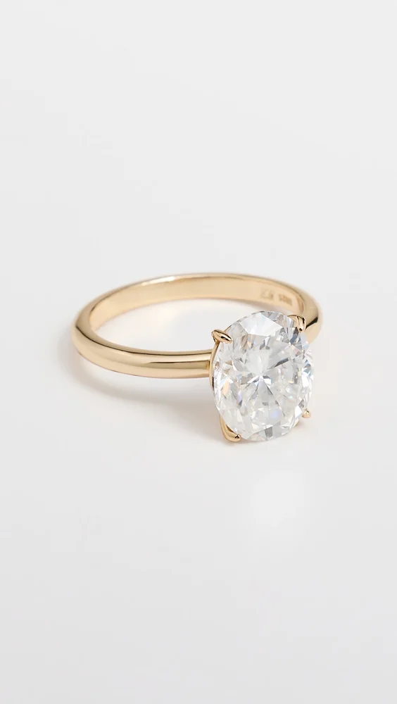 Oval Lab Grown Ring
