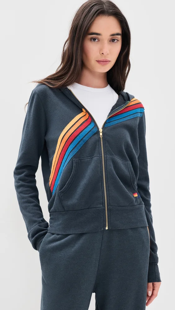 Disco Zip Hoodie (Charcoal)