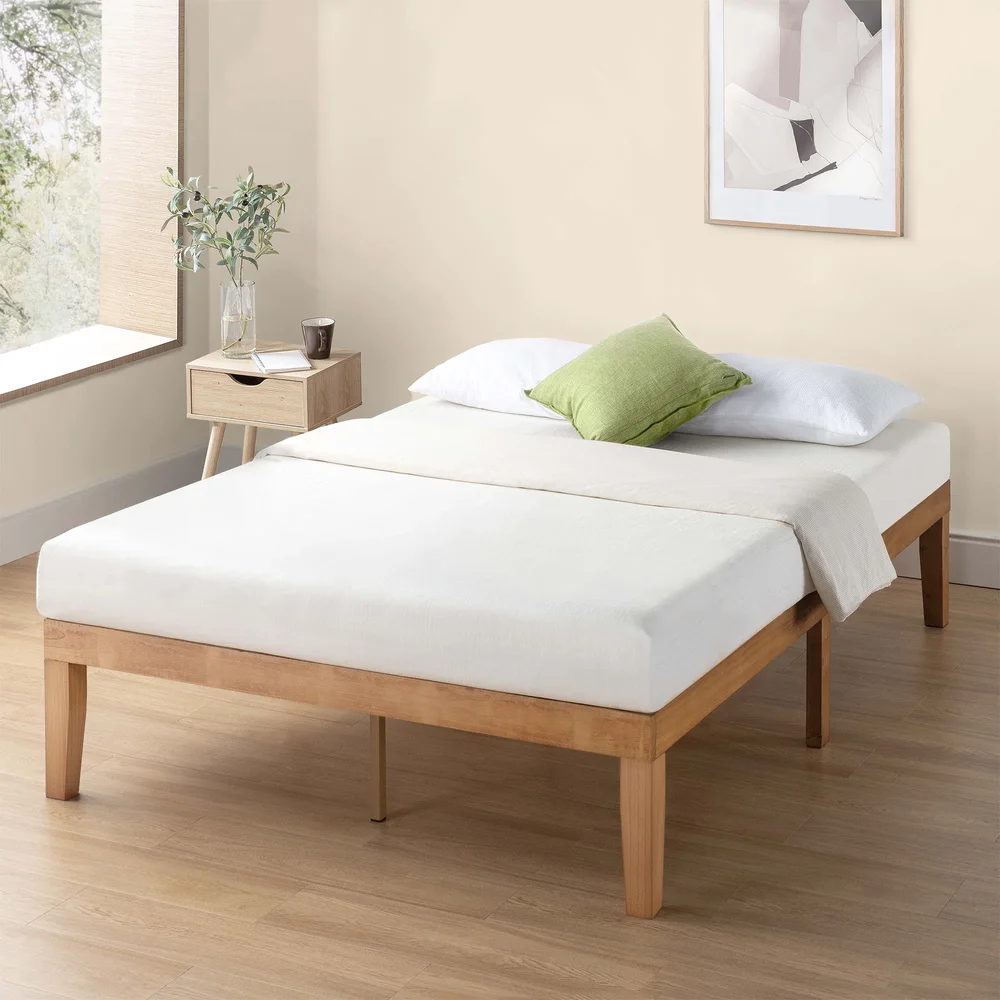 Kizer Contemporary Solid Wood Platform Bed