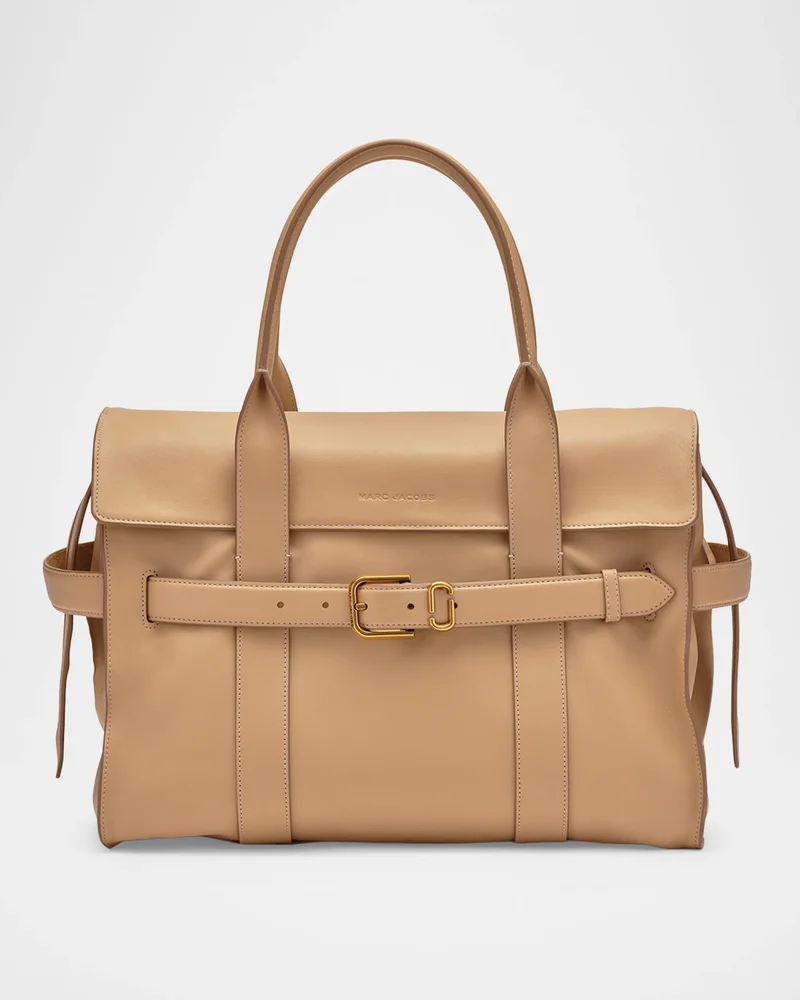 The Dakota Belted Leather Tote Bag