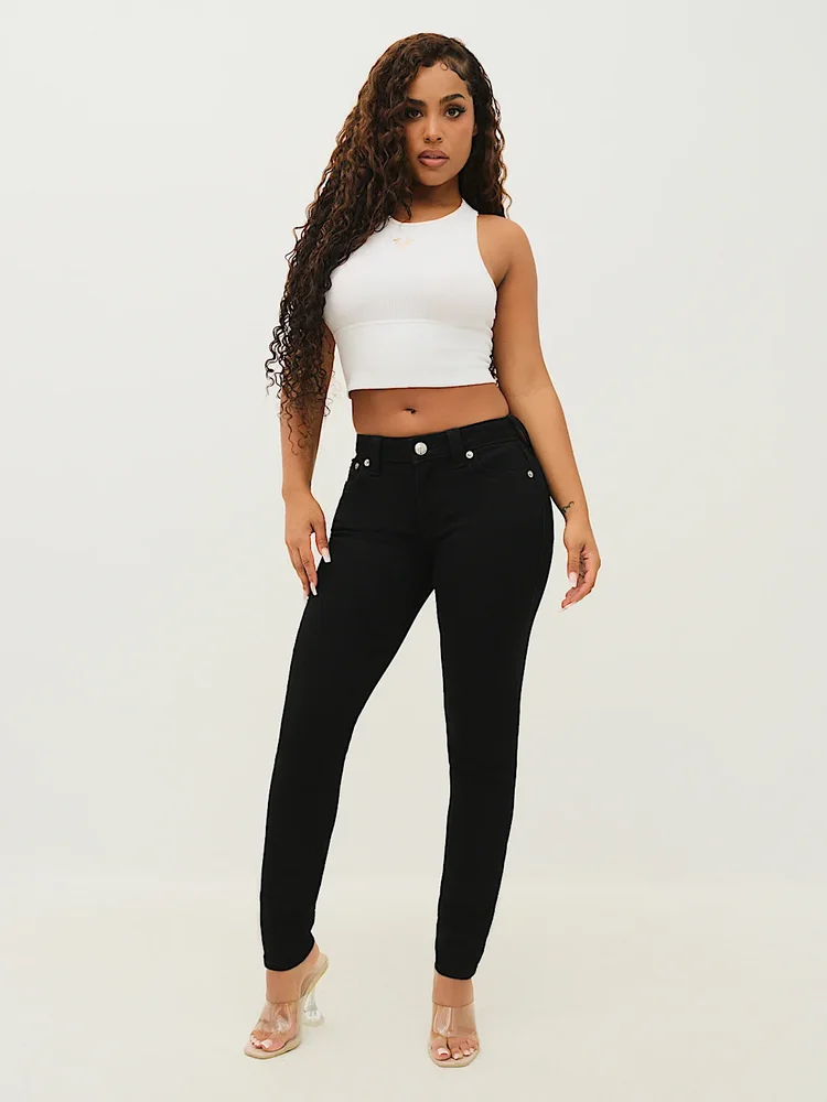 Halle Mid Rise Super Skinny Jean