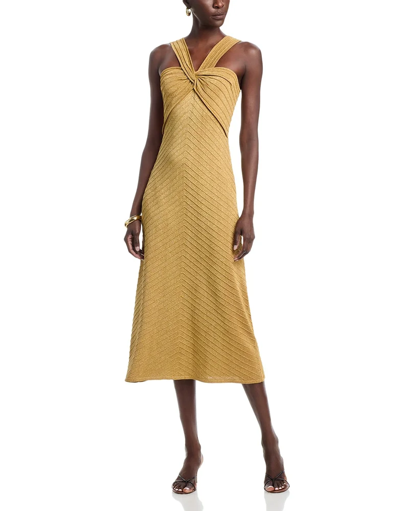 Talia Twist Neck Dress